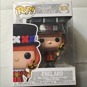 New Funko Pop Disney Parks: Small World - England - Collectable Vinyl Figure.